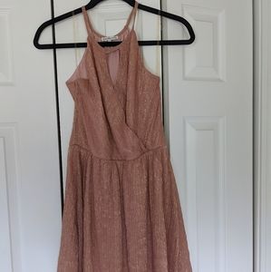 Charlotte Russe Rose Gold Dress